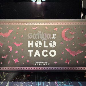 Original Discontinued Holo Taco Safya Collection Box & Polishes & Polish Boxes